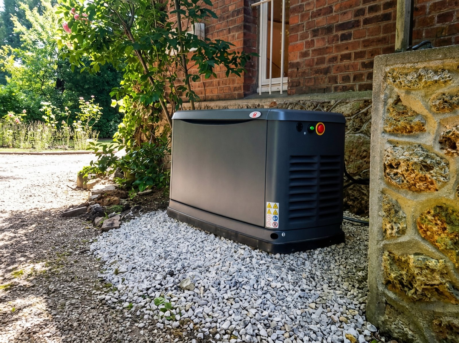 Instalación llave en mano de grupo electrógeno Pramac insonorizado